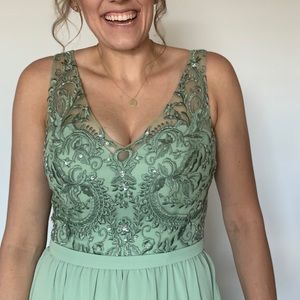 Kennedy Blue bridesmaid dress - Betsy beaded